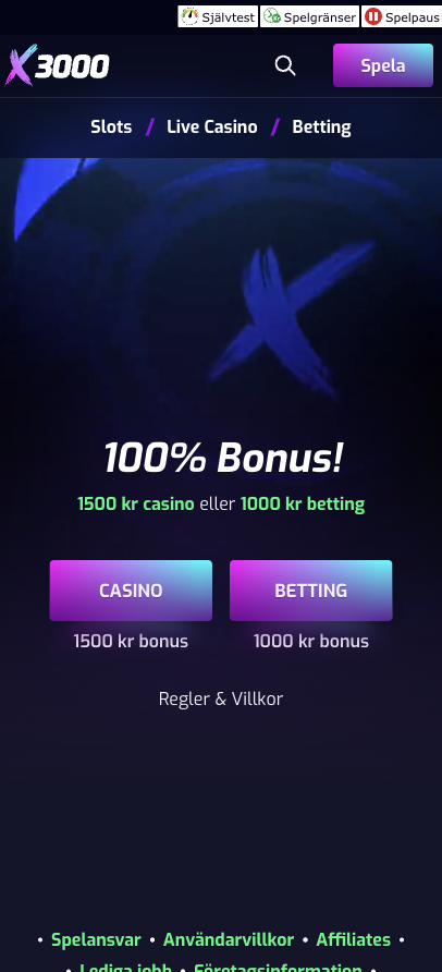 x3000 casino bonus